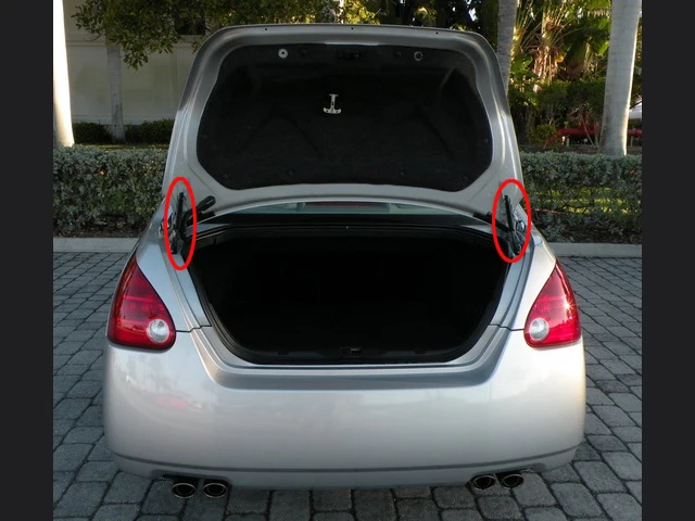 Авто багажника Boot Lift поддерживает амортизаторы стойки для Nissan Maxima Sedan 2004-2008 для Nissan Teana J31 без спойлера