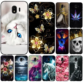 

Phone Capa For Samsung Galaxy J4 2018 Case Soft TPU Cover For Samsung J4 J400 Cute Coque Housing Back 5.5" Skin Shell Bumper