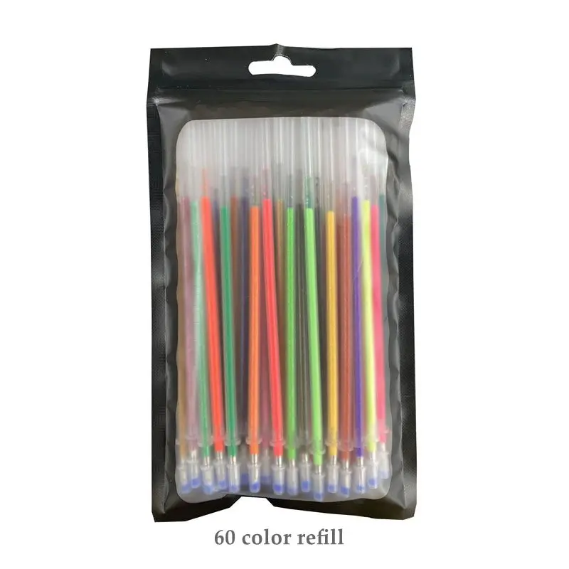 Set Di Penne Gel Glitterate 24 Colori – Penne Da Disegno Artistiche Per Adulti E Bambini, Per Colorare, Scarabocchi E Scrittura Creativa