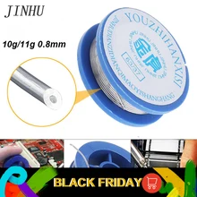 Сварочная проволока 10 г/11 г 0,8 мм припой проволока 63/37 припой с флюсом для алюминиевого припоя