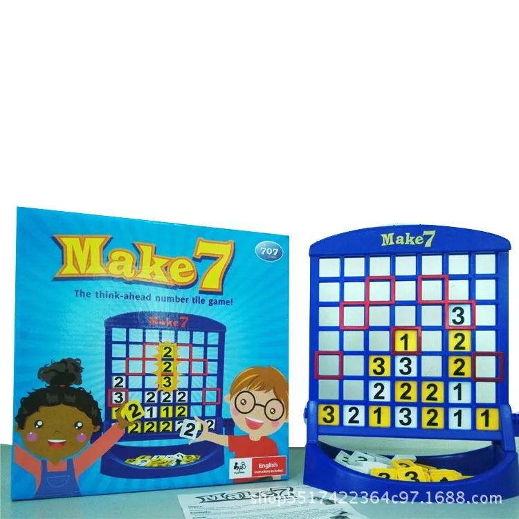 

With Numbers Even Seven Make Interactive Game into 7 Brain Force Combat Children Early Childhood Educational Tabletop Game Hot S