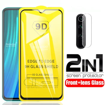 

2 in 1 9D Full Coverage redmi note 8 pro Glass xiomi redmi 8a pro note 8t note8 t not 8pro redmi8 A Protective Glass safety Film