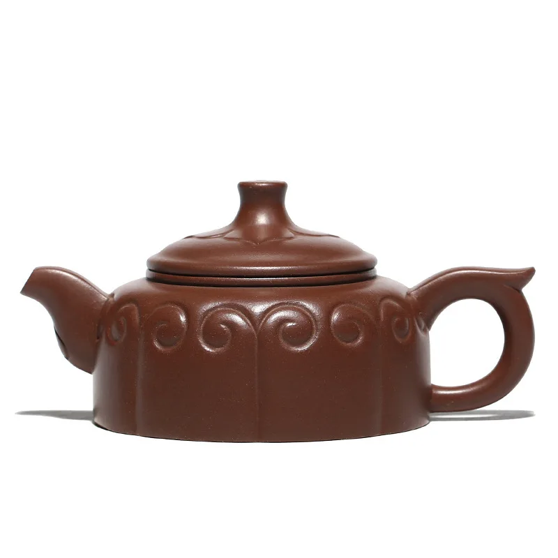 

130ml Yixing Teapot Purple Clay pot Mud zisha Handmade kettle drinkware