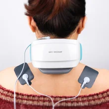 Электрический пульс магнитотерапия массаж шеи Шейная терапия инфракрасный нагрев облегчение боли шейный массажер