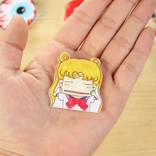 Day South Korea Fashion Harajuku Soft Girl Acrylic Modeling Badge Classic Cartoon Students Cute Girl Dressing up Brooch