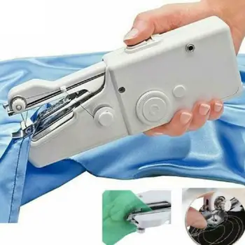 

2020 Mini Hand Sewing Machine Household Portable Cordless Electric Stitch Needlework Set for Quick Repairs DIY Clothes Stitchin