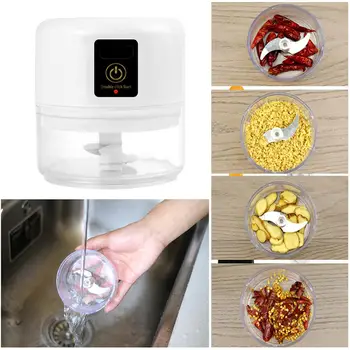 

Multifunction Electric Food Grinder Chopper Vegetable Garlic Blender Meat Mincer Nut Fruit Onion Processor USB Charging 30W