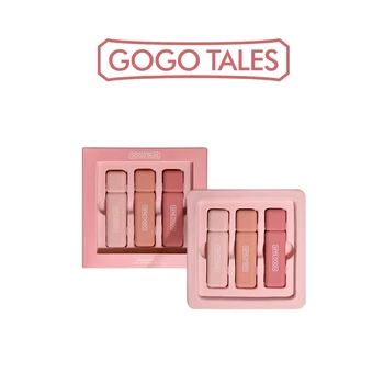 

GoGo Tales 3pcs/Set Waterproof Lip Gloss MatteMoist Liquid Lipstick Red Long Lasting Lip Stain Batom Tint Nude Lipgloss Makeup