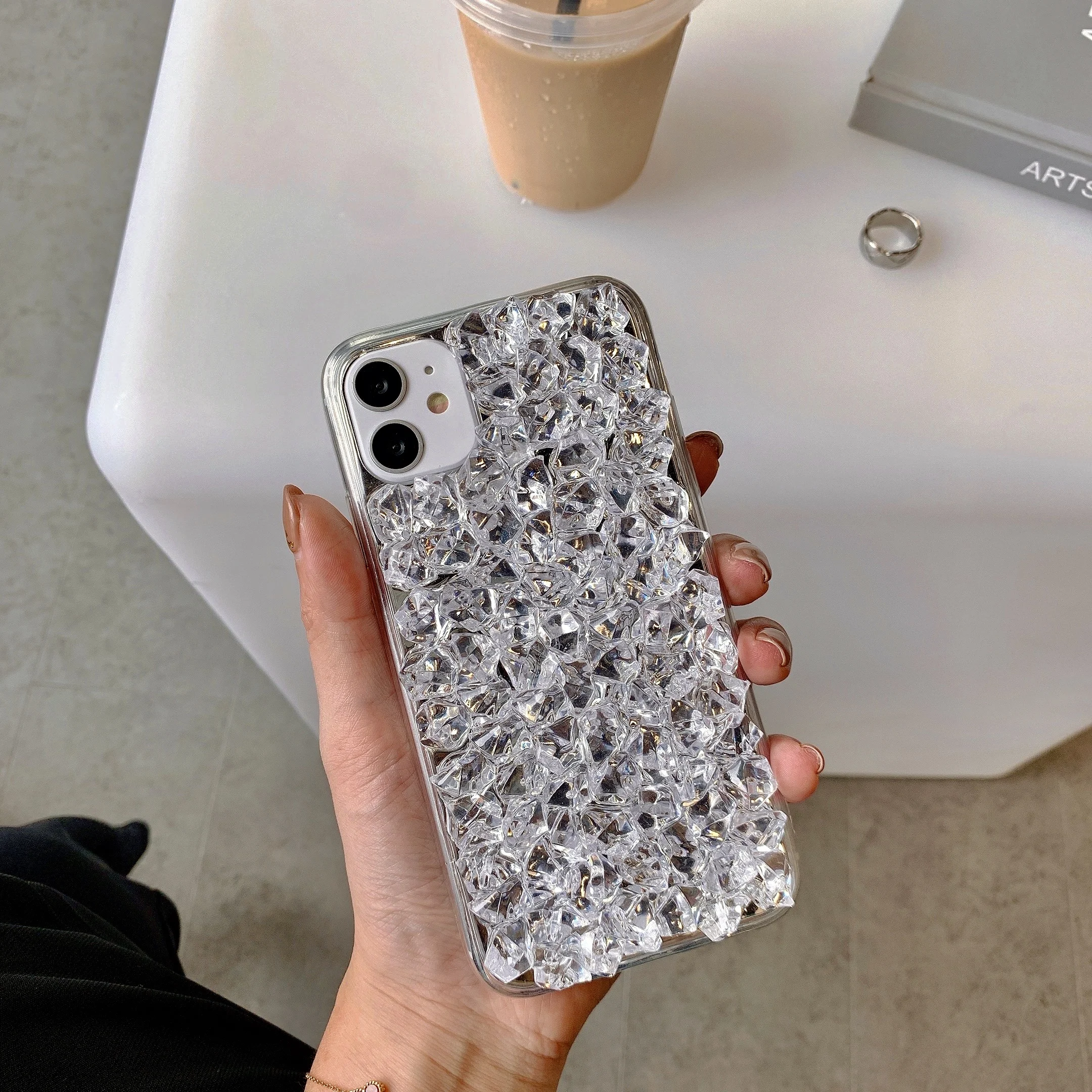for iPhone 11 Pro Max Case Luxury Diamond Glitter Ice Mirror Clear Soft Phone Cases for iPhone 7 8 Plus XR XS X SE 2020 Cover for iPhone 11 Pro Max Case Luxury Diamond Glitter Ice Mirror Clear Soft Phone Cases for iPhone 7 8 Plus XR XS X SE 2020 Cover