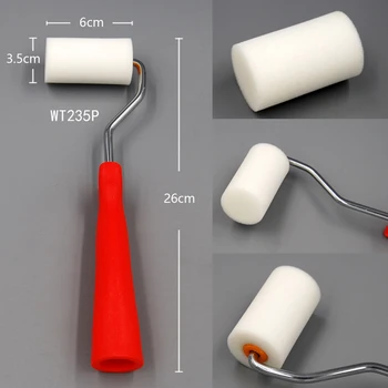 

Set of 10 6cm Wall Paint Roller Foam Covers Refills High Density White