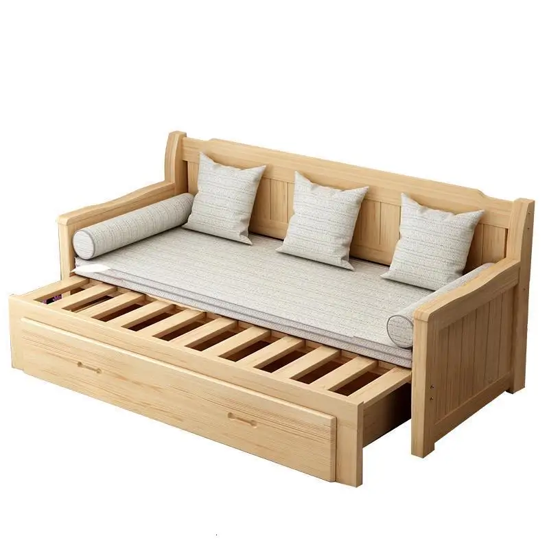 Складной чехол для Cama Plegable Puff Para Recliner Домашний Деревянный ретро набор мебели для гостиной Mueble De Sala диван-кровать