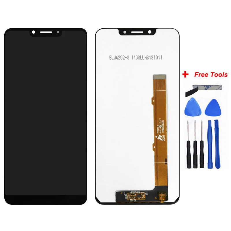 6 2 inch Black Original Screen For Alcatel V5 5060 5060D OT5060 LCD Display Touch Screen 2