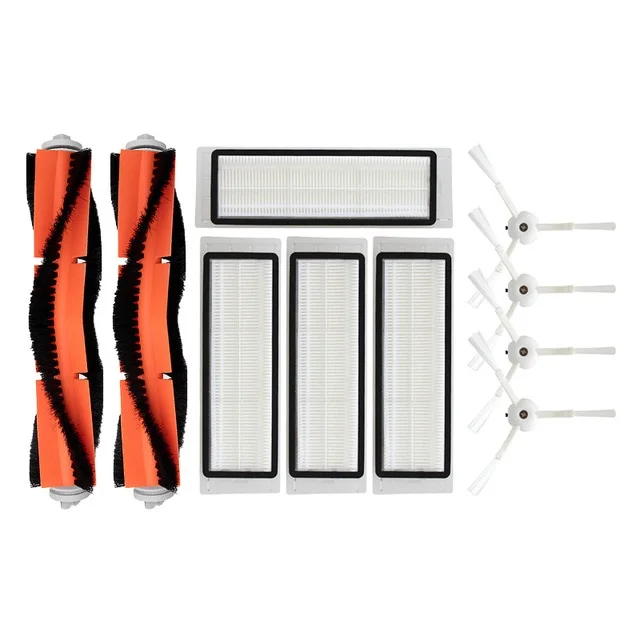 

4 HEPA Filter + 4 Side Brush + 2 Main Brush for Xiaomi MI Robot Vacuum 2 Roborock S50 Vacuum Cleaner Accessories 2019 New