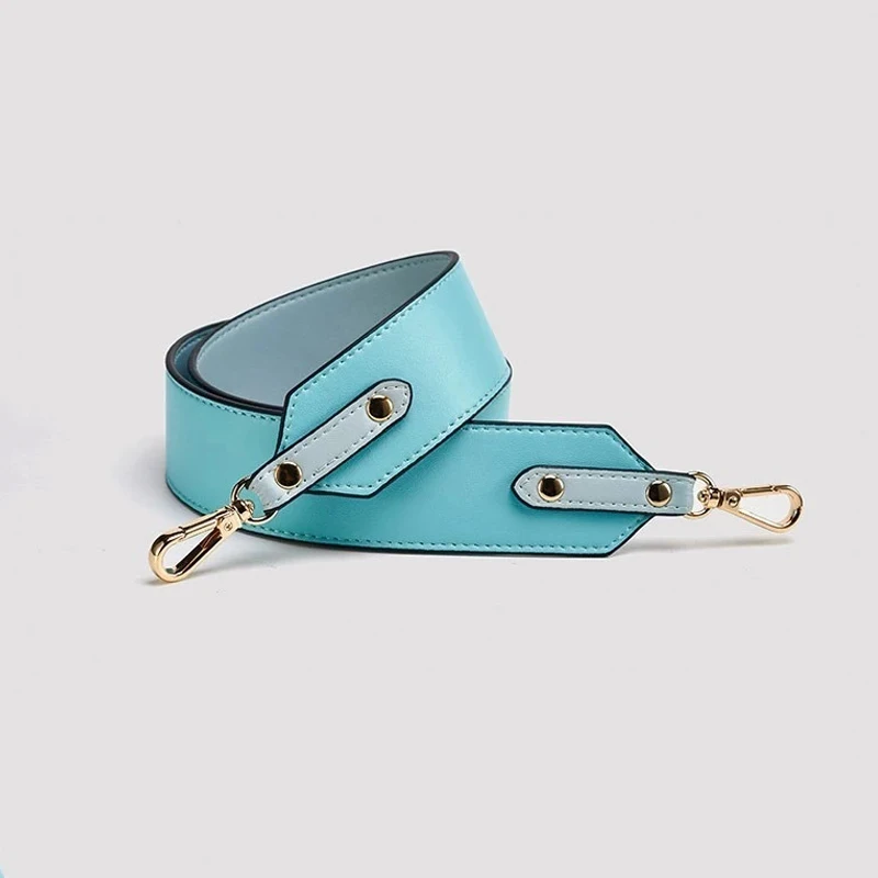 5-Light blue Бренд BAMADER, высокое качество, натуральная кожа, сумка на ремне, новая мода, широкий плечевой ремень, роскошный ремень для сумки, сумки, аксессуары - Цвет: 5-Light blue