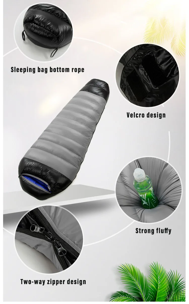 Sac De Couchage En Duvet Pour Enfants (160 Cm X 70 Cm X 30 Cm), Sac De