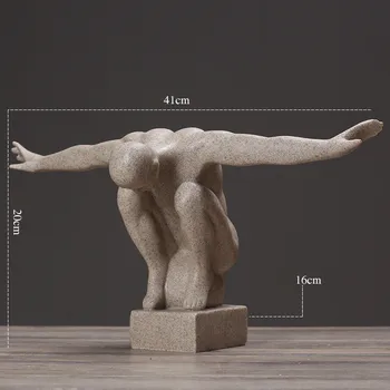 

Sales Retro Abstraction Auguste Rodin The Thinker Bust Statue Character Plaster Desktop Decoration Office Resin Craftwork L1933