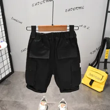 Штаны для мальчиков, шорты, повседневные штаны, комбинезон, пляжные шорты, летняя одежда из хлопка, поглощающие шорты Zy1955