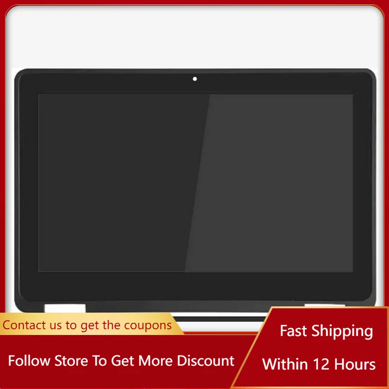 

11.6 Inch For Dell Chromebook 11 3100 2 in 1 P/N: 45GHC LCD Touch Screen HD 1366*768 With Bezel Assembly MDDL0226