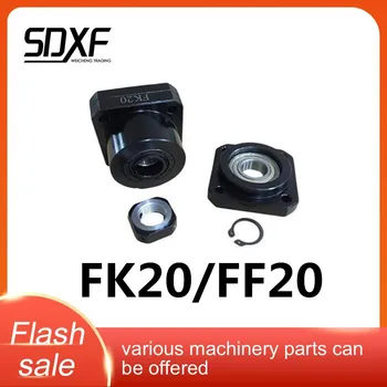 

Ball Screw End Support FK20 FF20 Bearing Housing for SFU/DFU2504 2505 2510 SFE2525