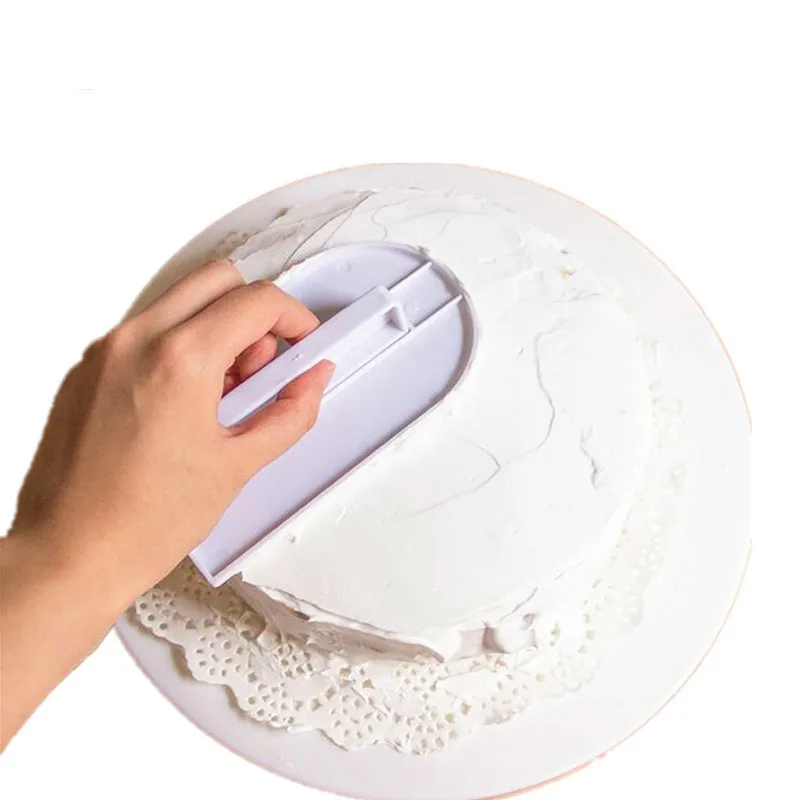 Plastic Smoother Polisher Cake Trowelling Tools Toast Bake Bakery Tools Moulds Cake Decorating Tools Baking Kitchen Accessories