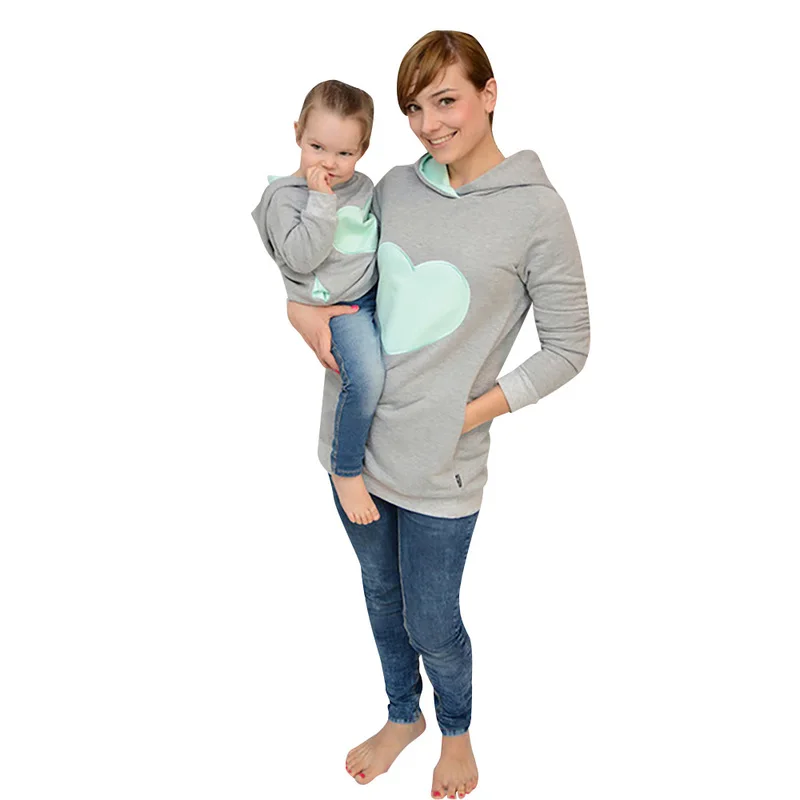 

Spring Mom Son Outfits Mommy and Me Mother Daughter Sweatshirt Clothes Family Matching Cotton Sweaters