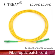 

LC/APC Fiber Optic Patch Cord Cable LC-LC 1/3/5/10/20/30M Jumper Single Mode Simplex 2.0mm Optical Fibra Optica FTTH