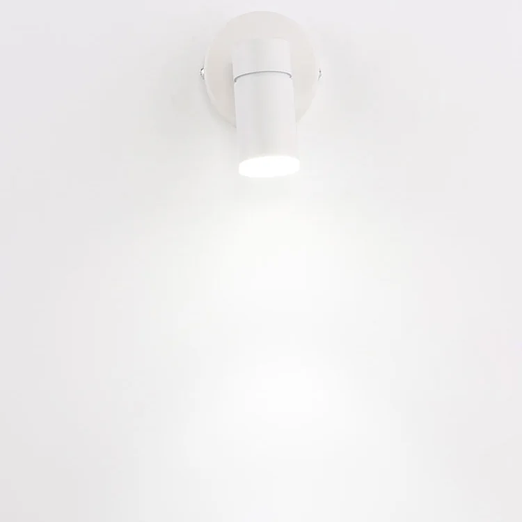 3W LED Bedside Lamp Fixture Adjustable Wall Sconce Light Switch/N Hotel Aluminum