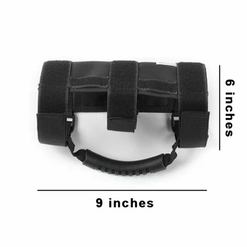 

Black Car Storage Bag Roll Bar Grab Holder Container For Jeep Wrangler TJ JK 97+