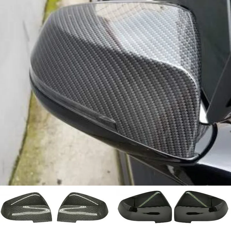 

Парные Чехлы для зеркал, боковая крышка для зеркала заднего вида для Bmw 5 6 7 серии F10 F18 F11 F06 F07 F12 F13 F01 2014 2015-16, глянцевый черный