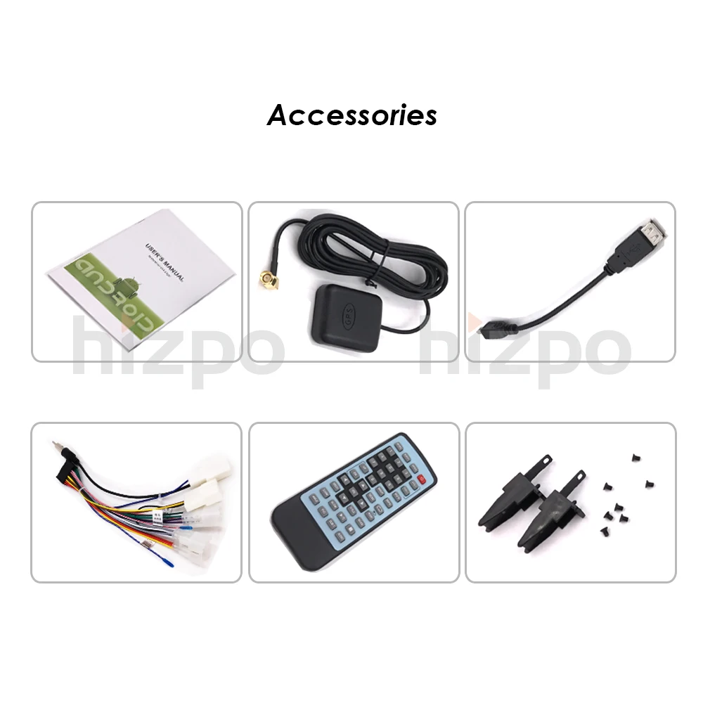 Clearance Hizpo NEW !!!4G Android 9.0 car dvd player for Toyota RAV4 Rav 4 2007 2008 2009 2010 2011 2din 1024*600 car dvd gps wifi rds DAB 34