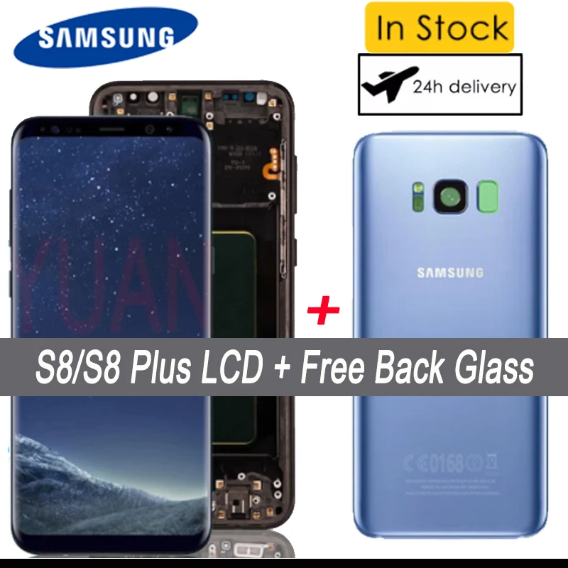 ЖК-дисплей AMOLED с сенсорным экраном для Samsung Galaxy S8 G950 G950F Plus G955 G955F |