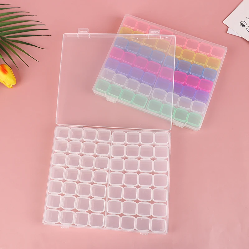 Diamond Painting Tools Nail Tools 56 Cells Plastic Storage Box Tool Accessories
