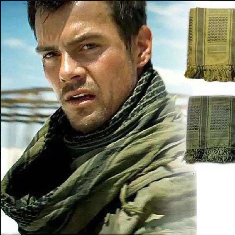 Outdoor Sport Hiking Head Scarves Military Arab Tactical Desert Scarf