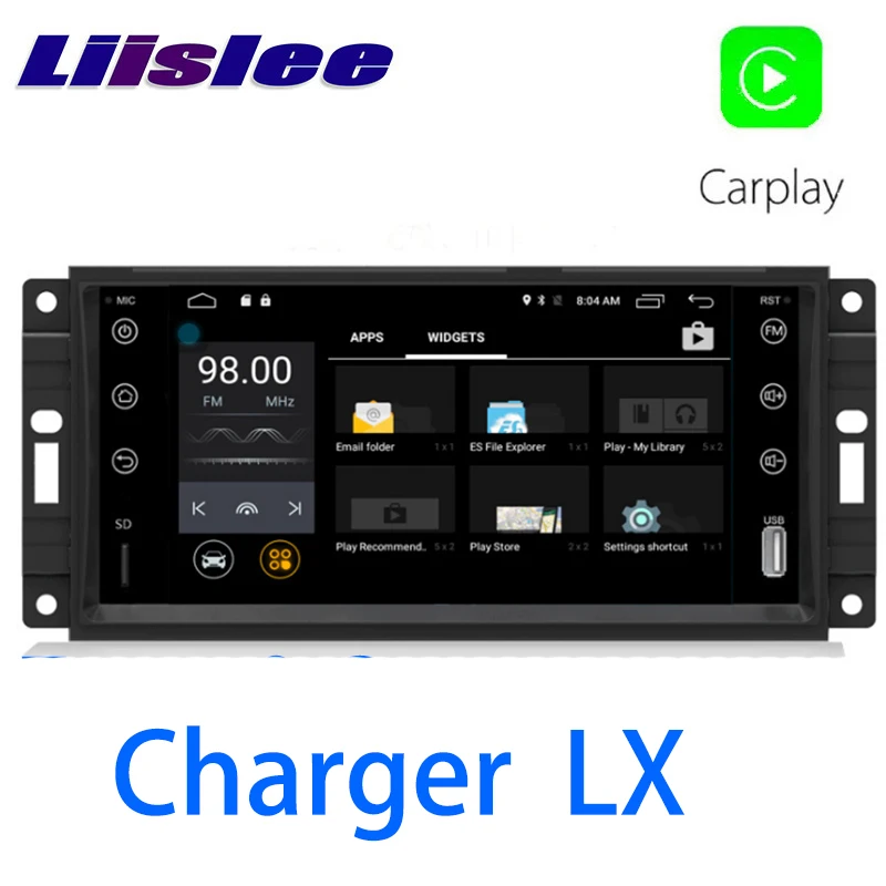 LiisLee Автомобильный мультимедийный GPS HiFi аудио Радио стерео для Dodge Charger LX 2006 2007 2008