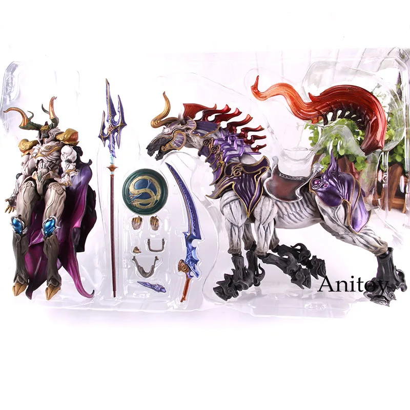 Play Arts Final Fantasy древний бог один фигурка ПВХ Коллекционная модель игрушки - Цвет: no colorful box