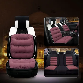 

Car seat cover plush winter warm for Hyundai accent elantra veracruz creta 2017 2016 2015 2014 2013 2012 accessories car styling