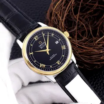 

Omega- Luxury Automatic Mechanical Stainless Steel Strap wristwatch classic business dress men watch 21