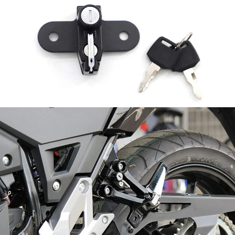 

Motorcycle Helmet Lock with Keys Anti-Theft for Suzuki V-Strom 250 2017 and Later
