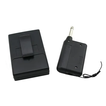 

Mini Wireless FM Transmitter Receiver Lapel Clip Mic System Clip-on 3.5mm Stereo Microphones LHB99