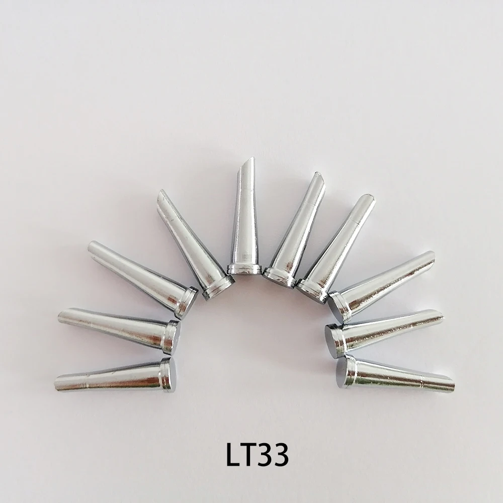 10Pcs/Lot Durable LT33 Soldering Tip Set for Weller WSD81 WSP80 WP80 LT Soldering Station