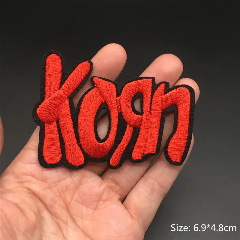 Band Rock Clothes Badges Iron On Patches Appliques Embroidered Music Punk Stripes for Clothes Jacket Jeans Diy Decoration 