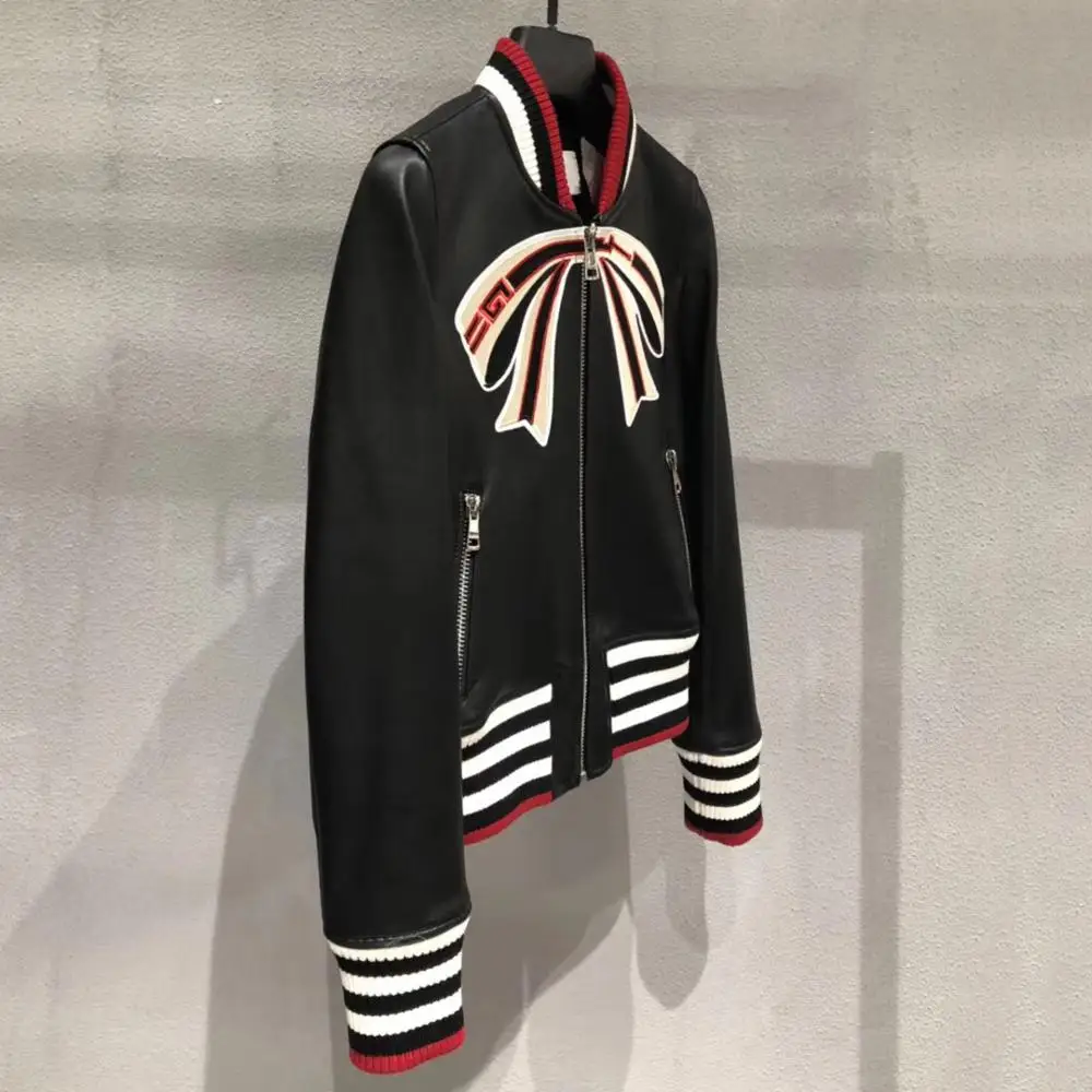 Рисунок 2 - Женская куртка-бомбер из натуральной кожи