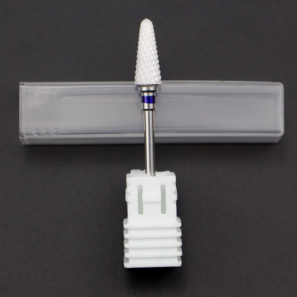 Керамический сверло для ногтей роторный Фрезер для маникюра электрические аксессуары для сверления ногтей Педикюр пилка инструменты - Цвет: X1