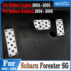 Couvercle de pédale de frein d'accélérateur de voiture, pour Subaru Forester SG 2003 2004 2005 Legacy 2004 2005 Outback 2004 2006, accessoires 