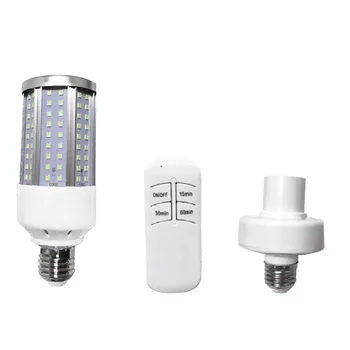 

HOT 30W 220V UV Ozone Germicidal Light UVC Corn Lamp Bulb E27 LED Disinfection Light 220V Remote Control Lamp