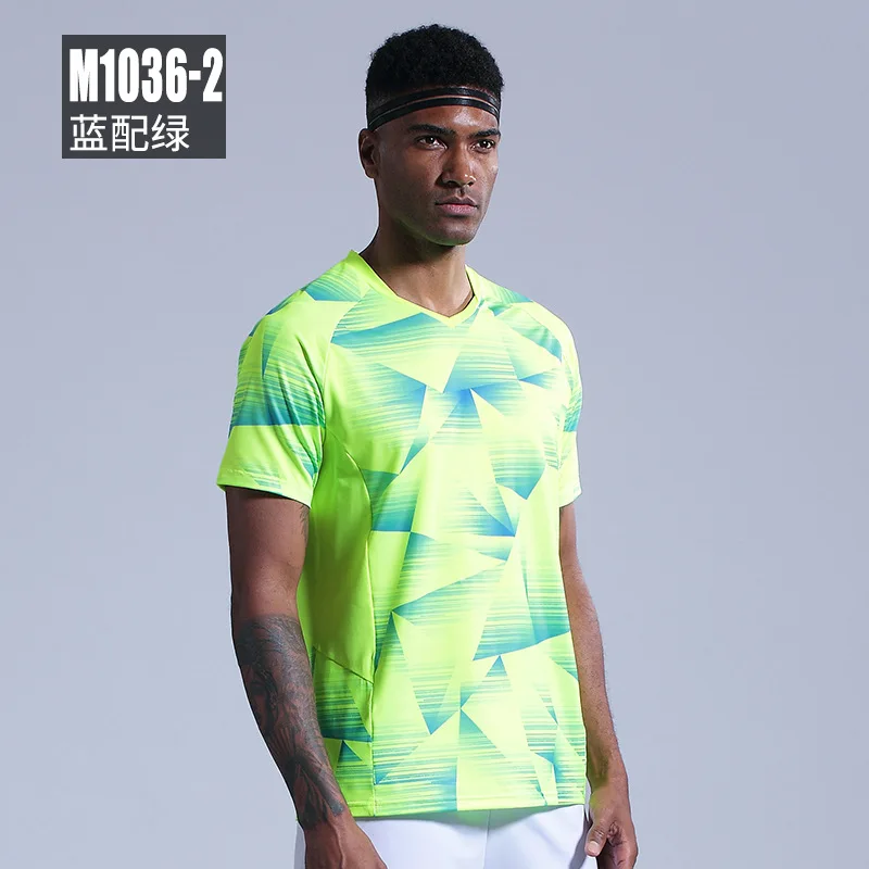 Man one shirt Новые футболки для бадминтона для мужчин/женщин, спортивные теннисные футболки, настольные теннисные майки, спортивные тренировочные рубашки 1036 - Цвет: Man one shirt