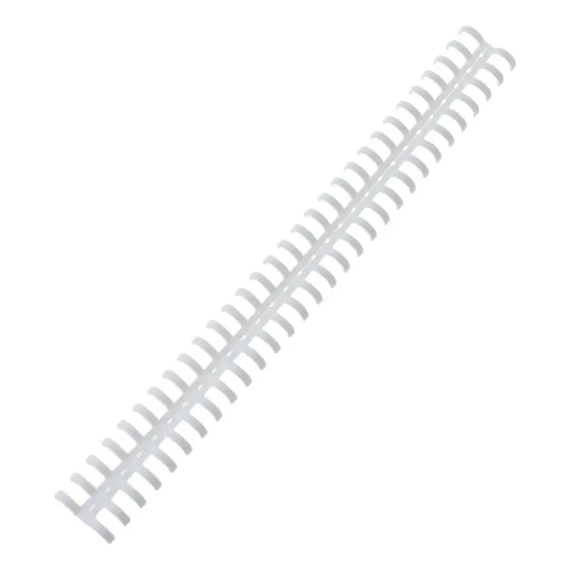 30 отверстий круги кольцо отрывная бумага книга скрапбук альбом переплет Пластик Биндер спираль A4 принадлежности для ноутбуков - Цвет: Белый