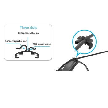 

Data Cable Organizer Wire Holder for Oculus Quest Aluminum Wire Management Cord Fixed Buckle Data Line Cable Finishing Securing