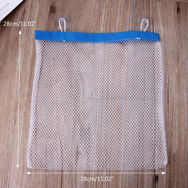 

Baby Bath Net Suction Storage Folding Hanging Mesh Net Bag infant Bathroom Bath Tub Toys kids Storage Bath Accessories T3LA