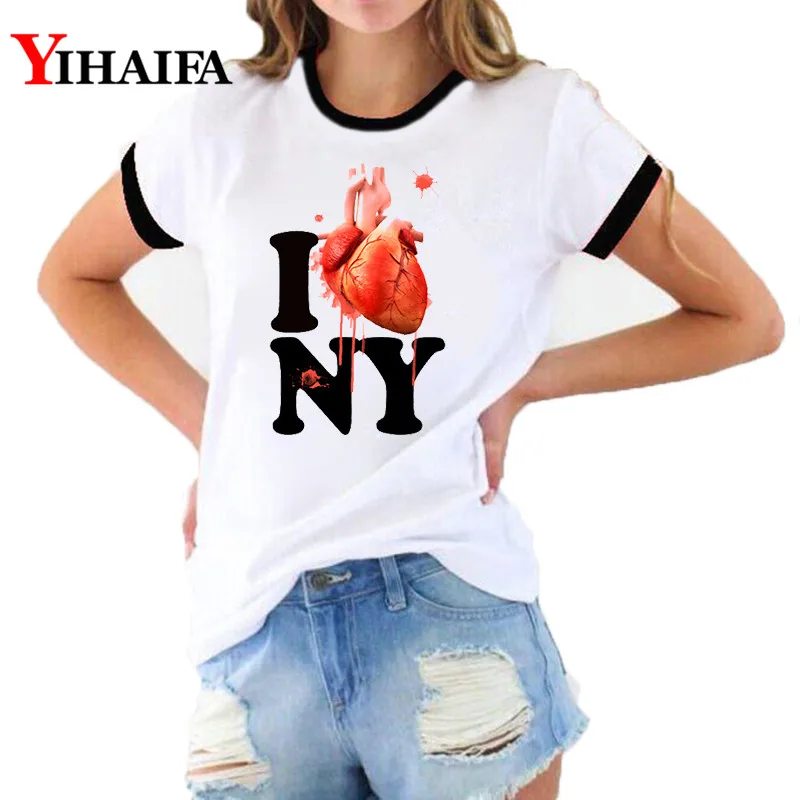 YIHAIFA летние футболки с графическим принтом для спортзала женские на Хэллоуин